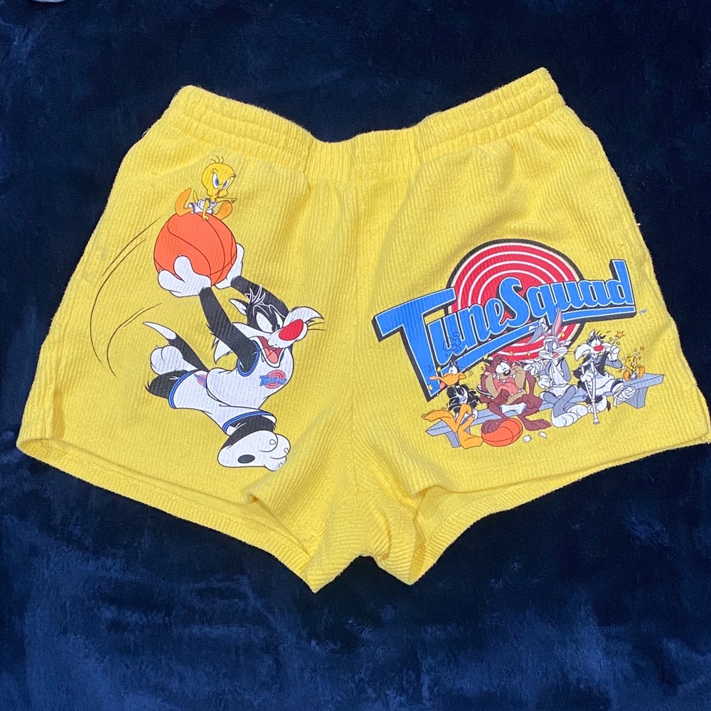 Looney Tunes Squad Yellow Shorts